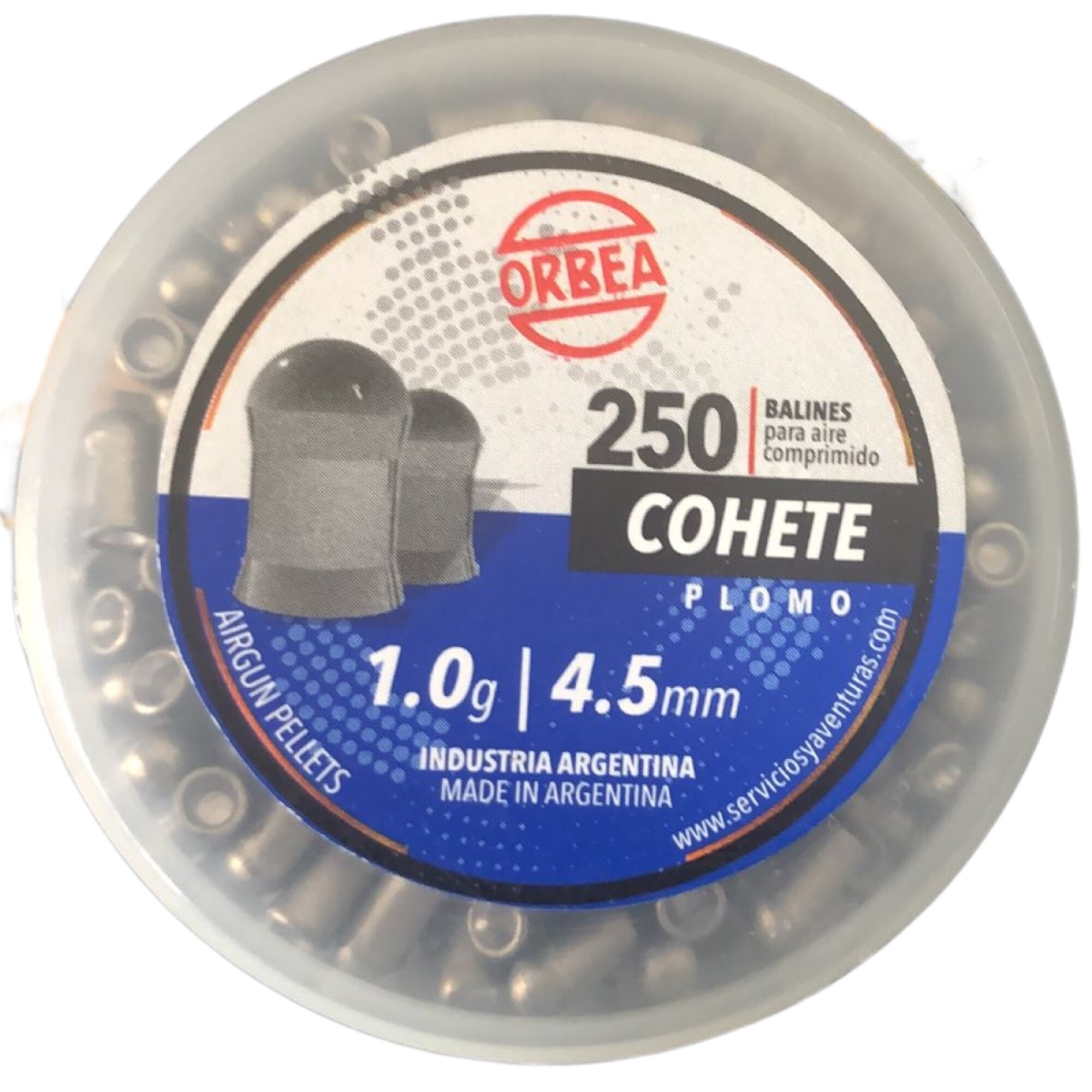 COPAS ORBEA 4.5 PUNTA DE DIAMANTE COHETE PLOMO 250T