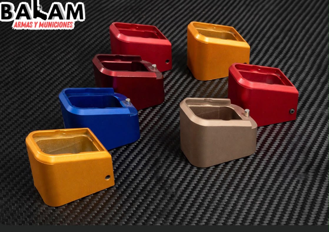 TACO GLOCK LISO COLORES VARIOS +5