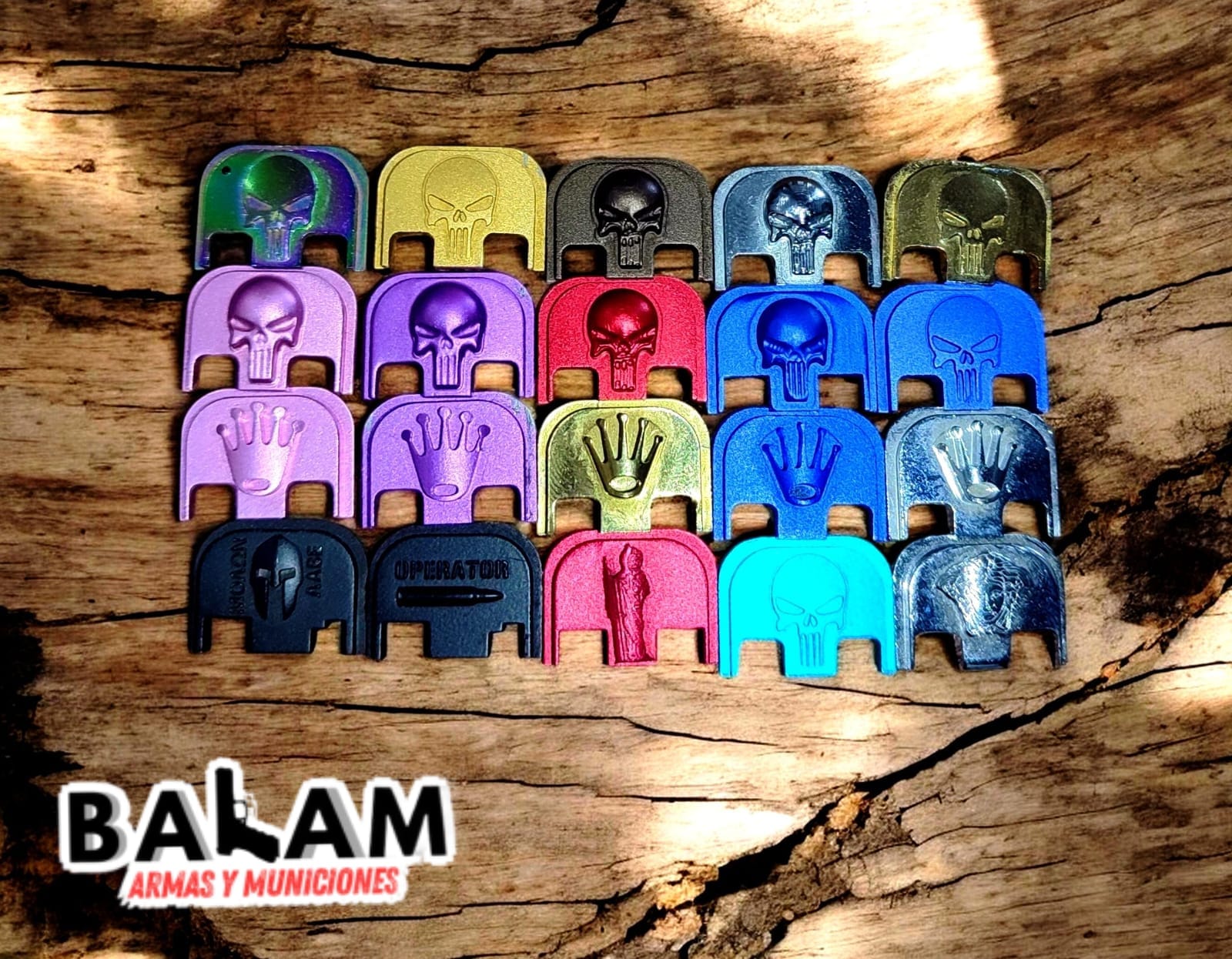 TAPITA DE CORREDERA GLOCK COLORES VARIOS