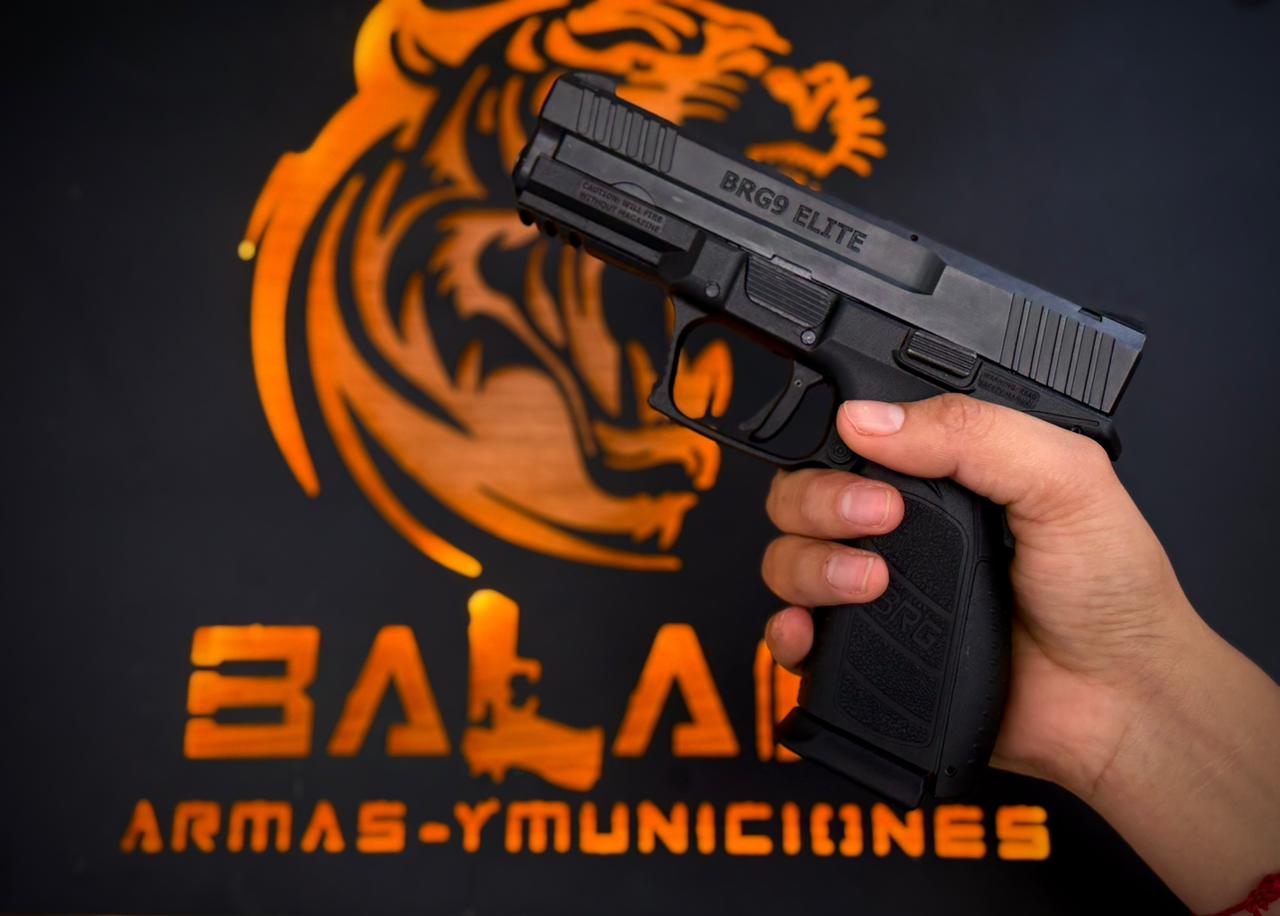 PISTOLA MARCA BRG MODELO BRG9 ELITE CALIBRE 9MM