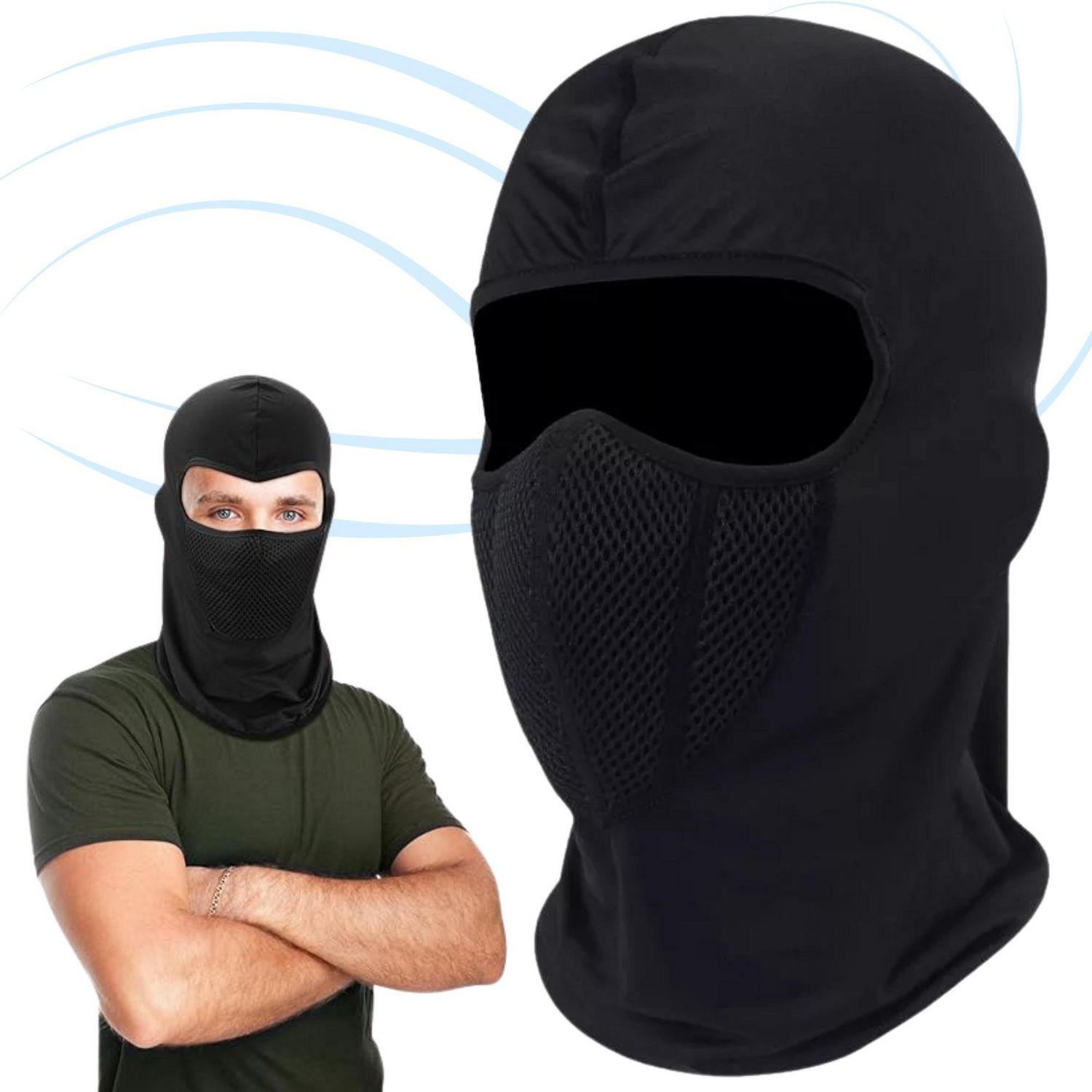 PASAMONTAÑA CON MALLA