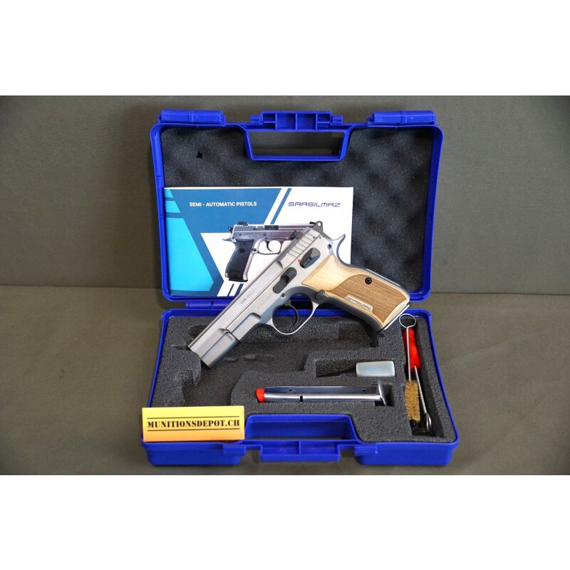 PISTOLA MARCA SARSILMAZ INOX  MODELO KILINC 2000 MEGA CALIBRE 9X19