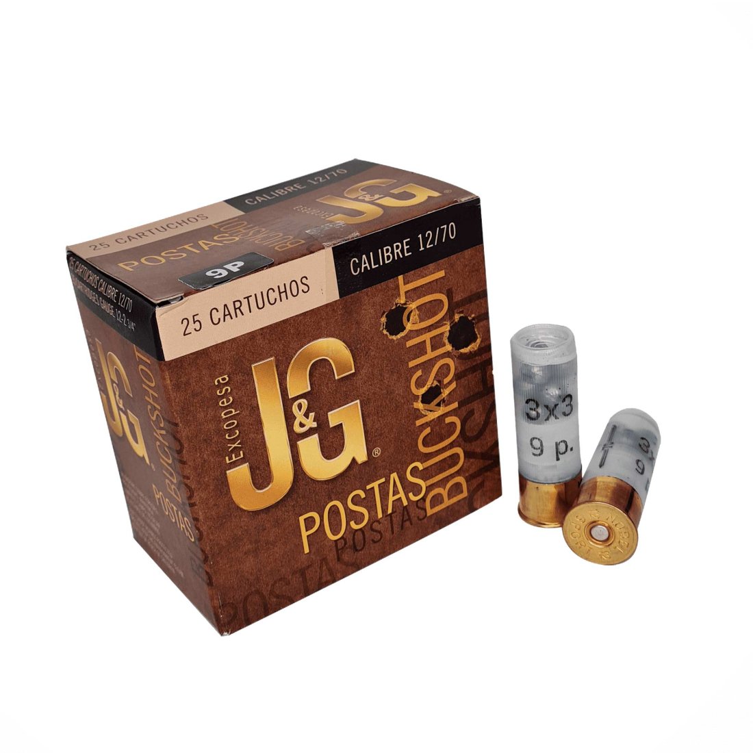 CALIBRE 12 EXCOPESA J&G BUCKSHOT POSTAS