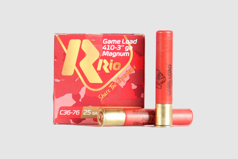 CALIBRE 410 RIO GAME LOAD 410-3ga MAGNUM  4n