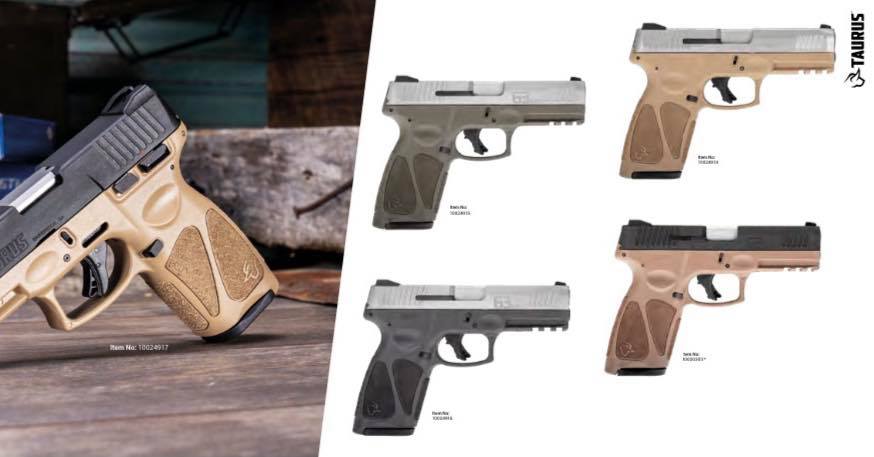 PISTOLA MARCA TAURUS MODELO G3 CALIBRE 9X19 BI COLOR