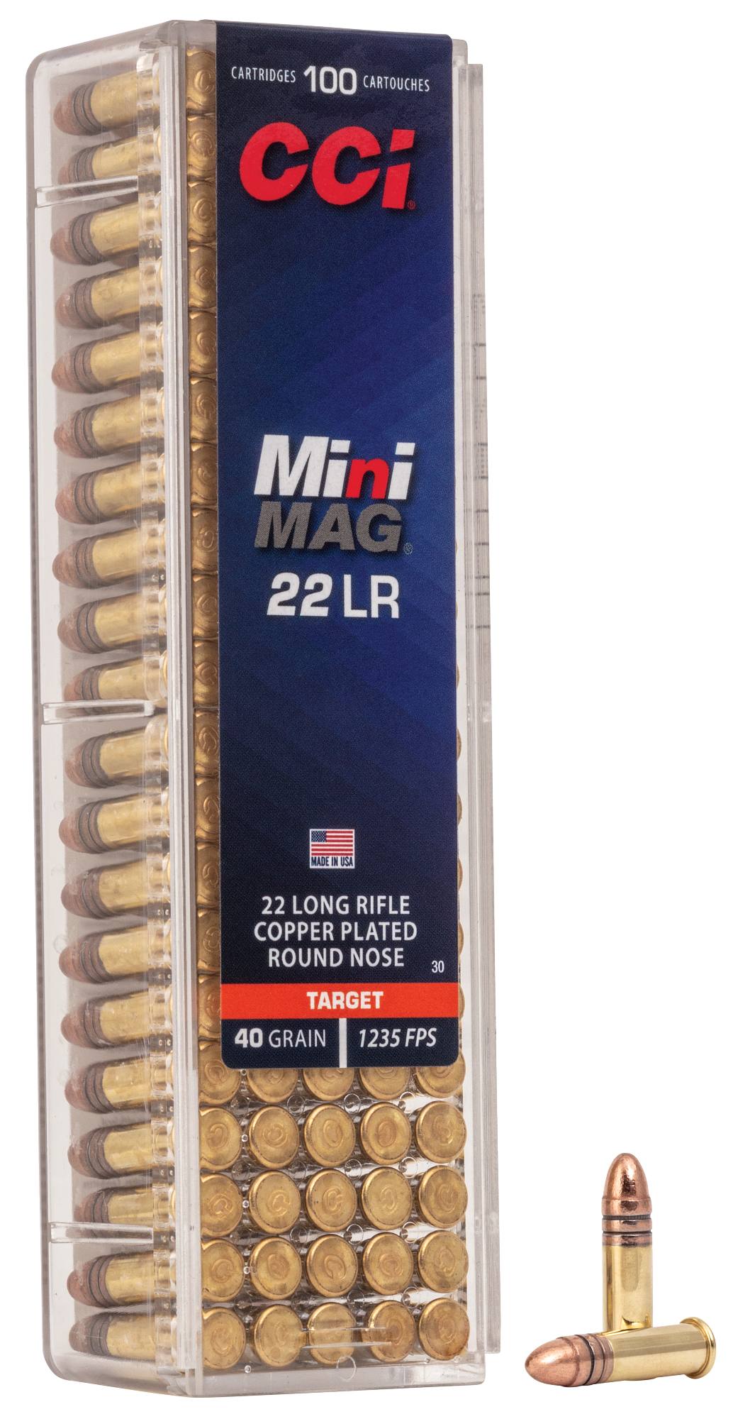 CALIBRE 22LR 40 GRAIN  CCI MINI-MAG