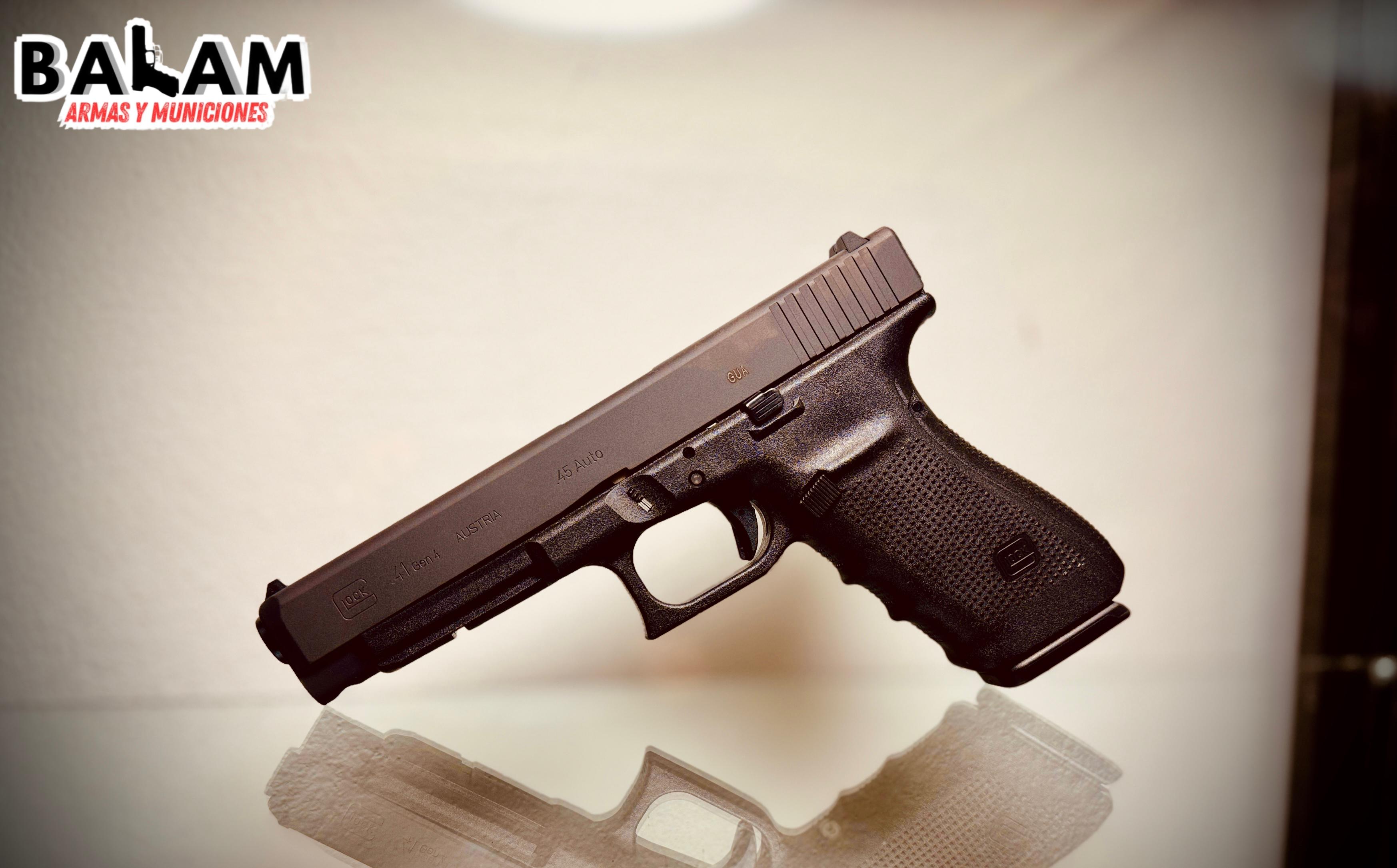 PISTOLA GLOCK MODELO 41 GEN 4 CALIBRE .45 AUTO