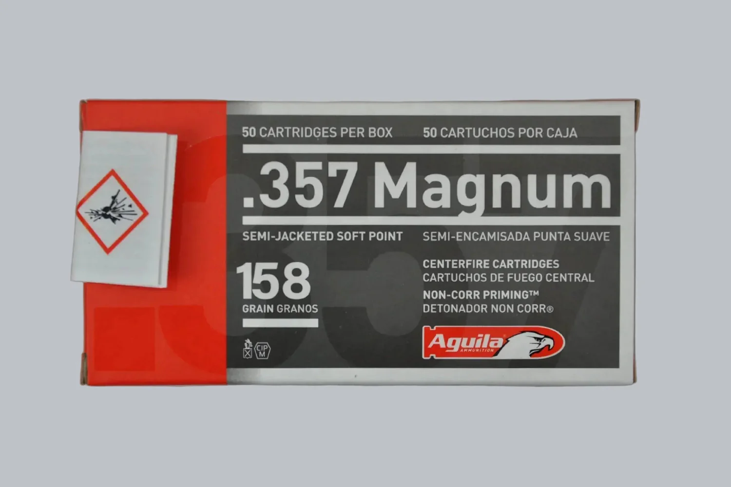 CARTUCHOS AGUILA CAL. 357 MAGNUM LOTE 1E3572111