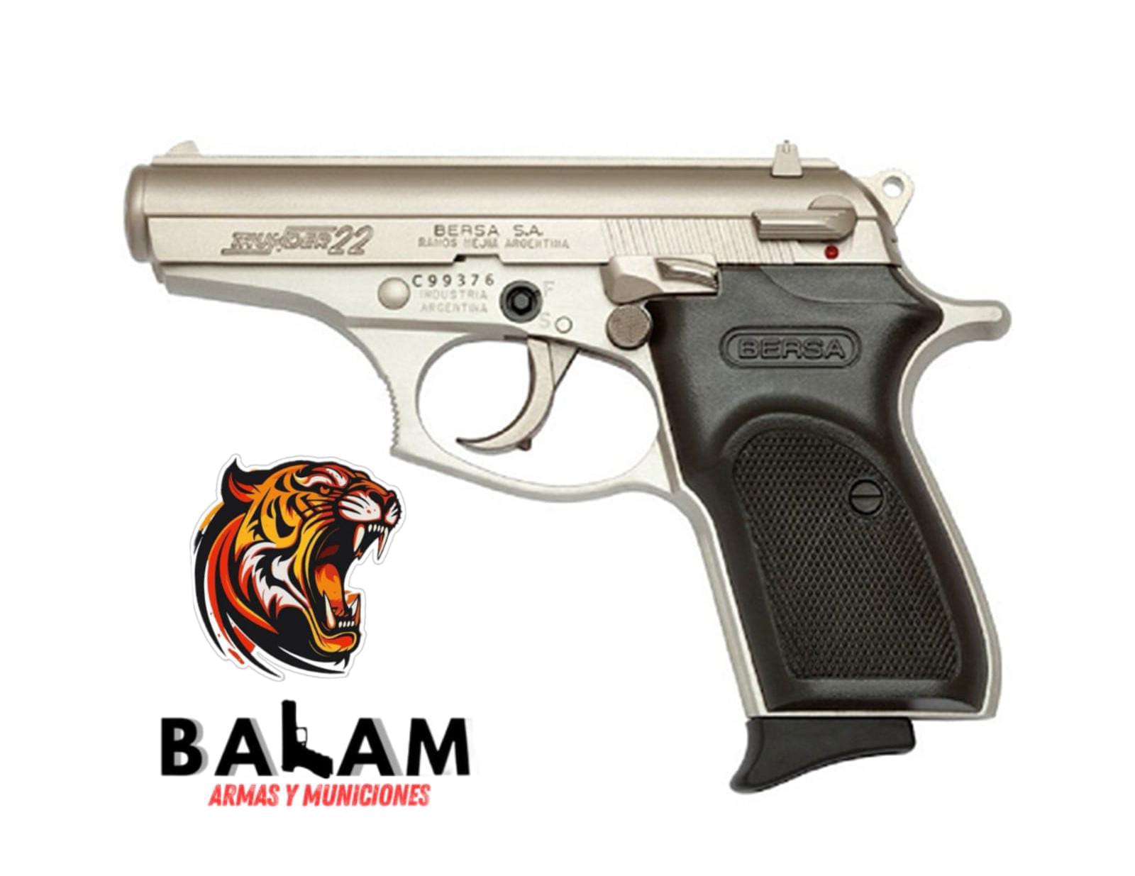 PISTOLA BERSA THUNDER22 CALIBRE 22LR. LARGO DE CAÑON 91MM