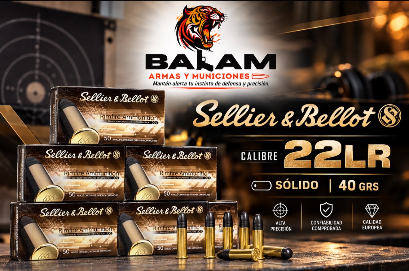 MUNICION MARCA S&B CAL. 22LR/HV S/L (CAFE)